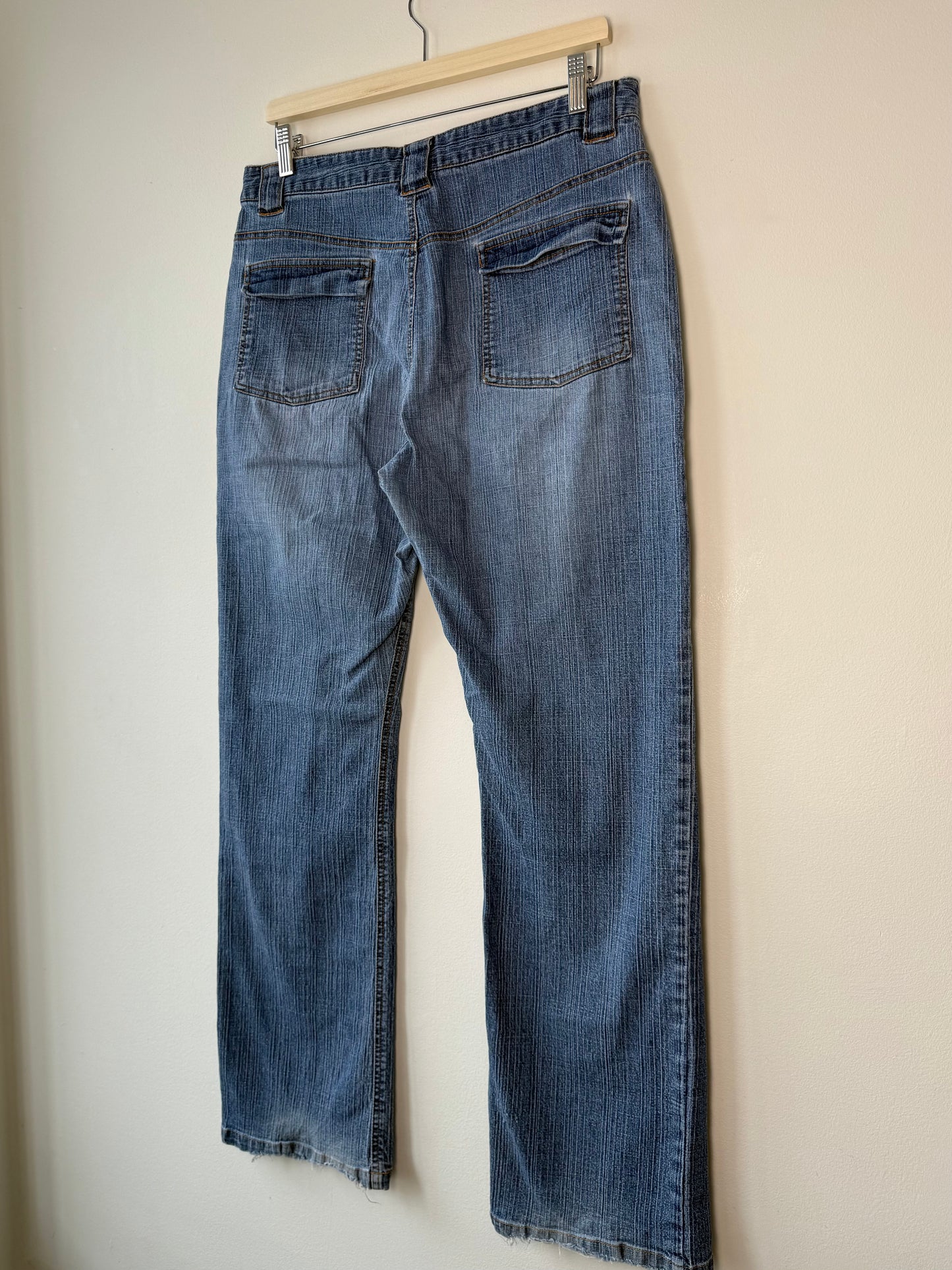 Y2K N.W.D. Women's Blue Denim Jeans