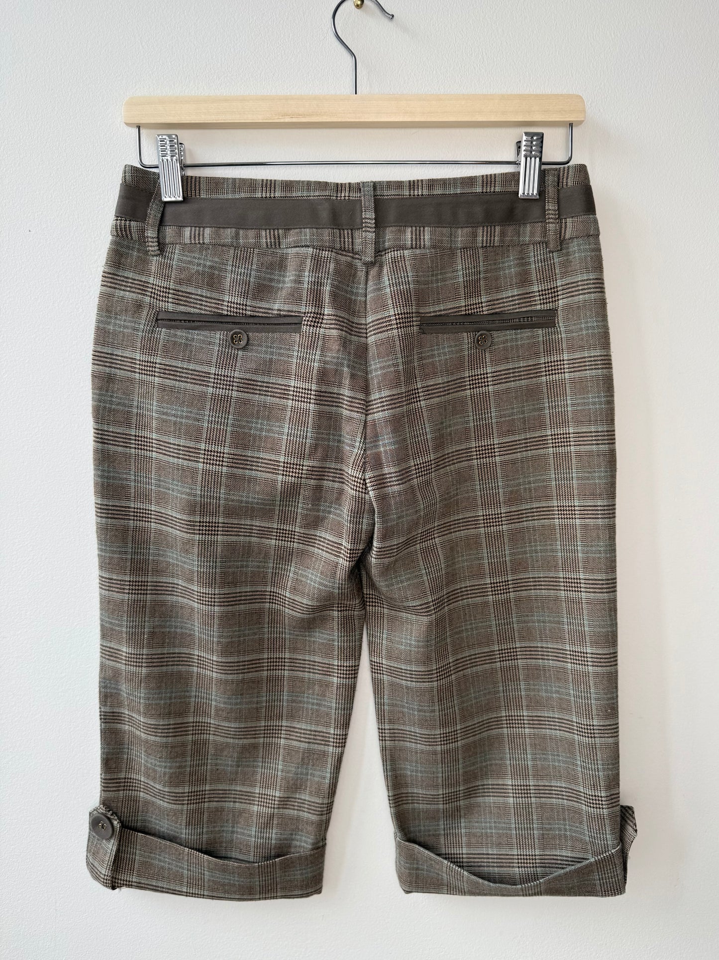 Y2K MD Women's Brown Plaid Shorts