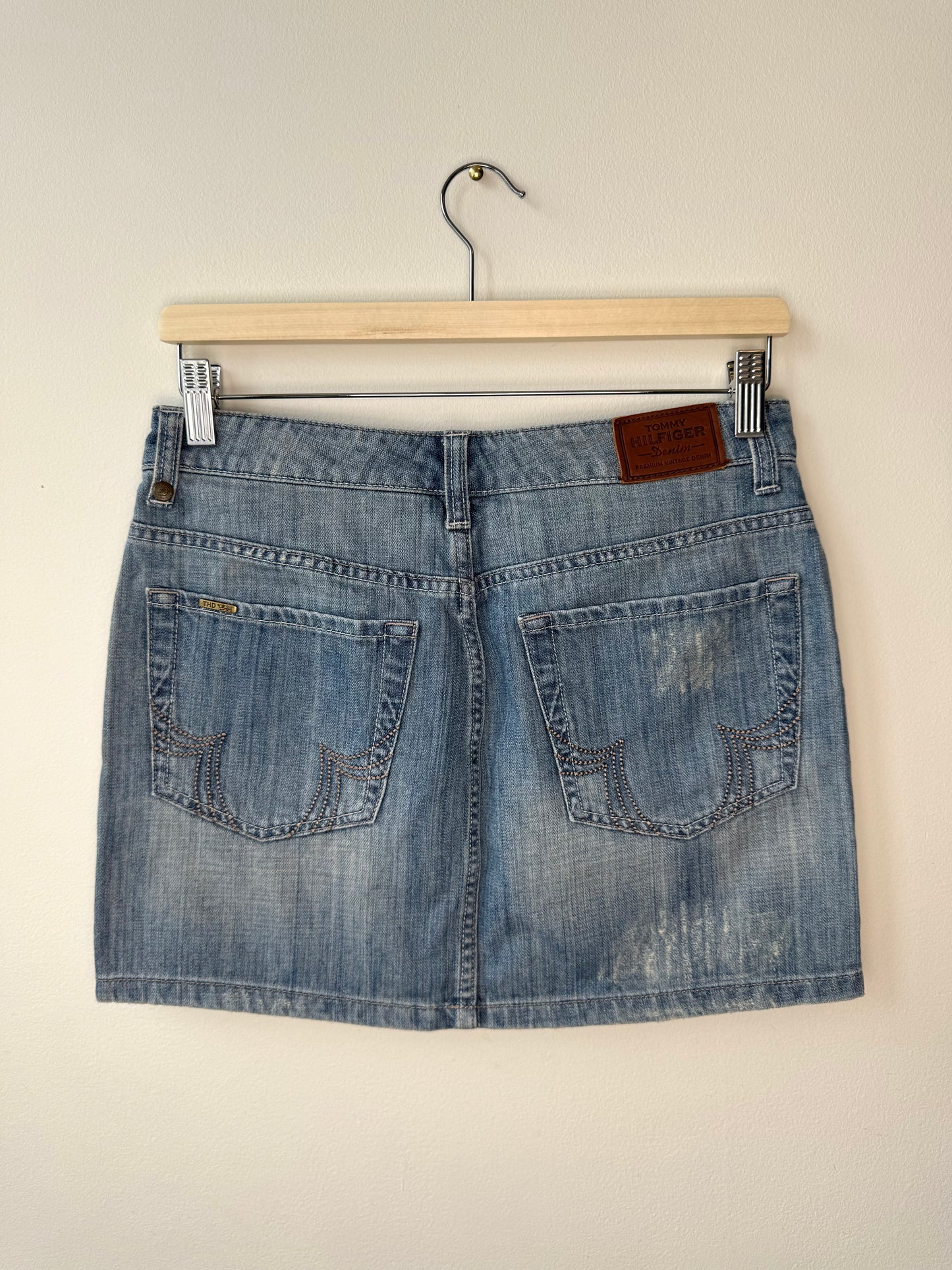 Y2K Tommy Hilfiger Women's Denim Mini Skirt