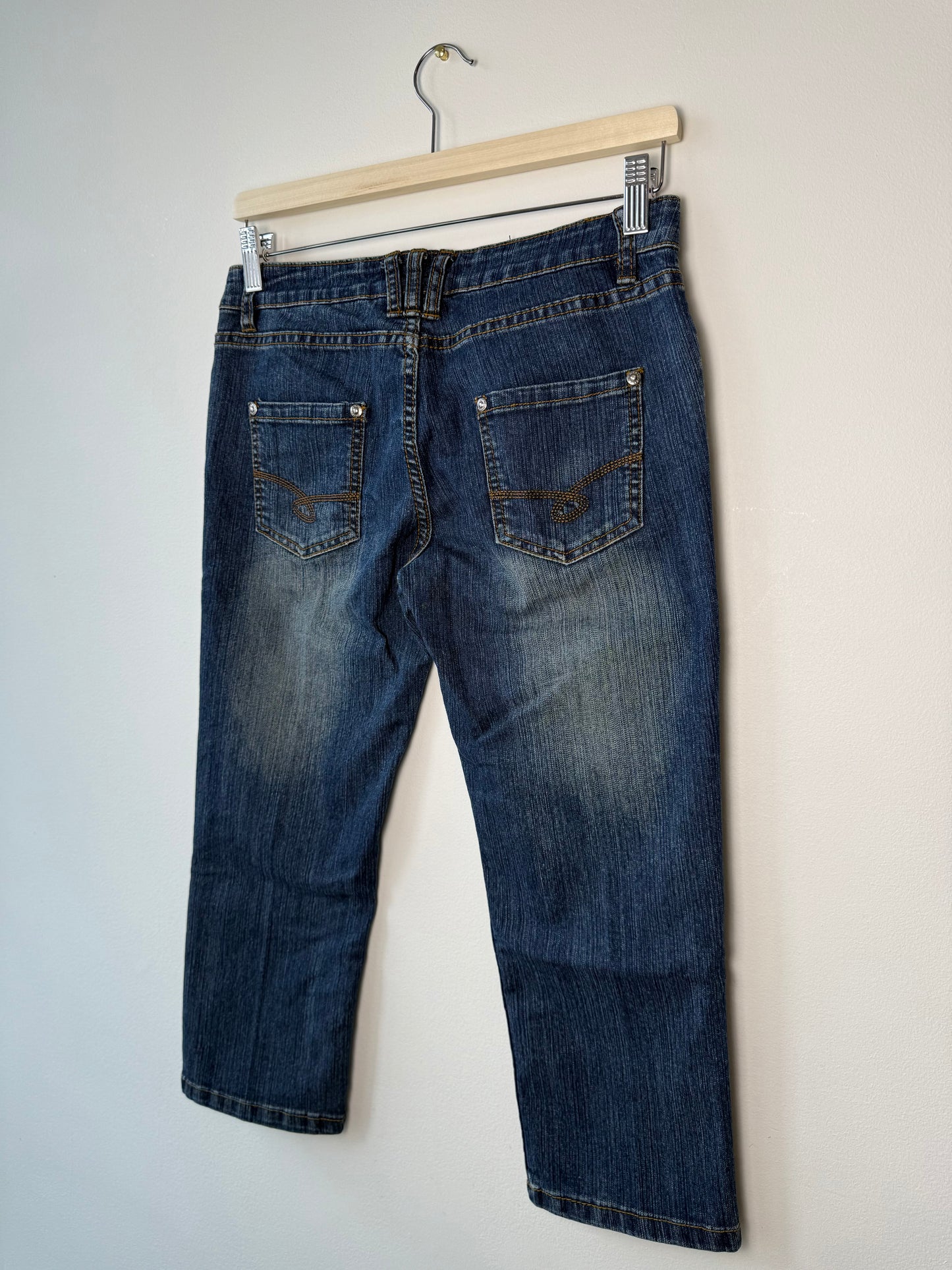 U. Right Jeans Women's Blue Denim Capri Jeans