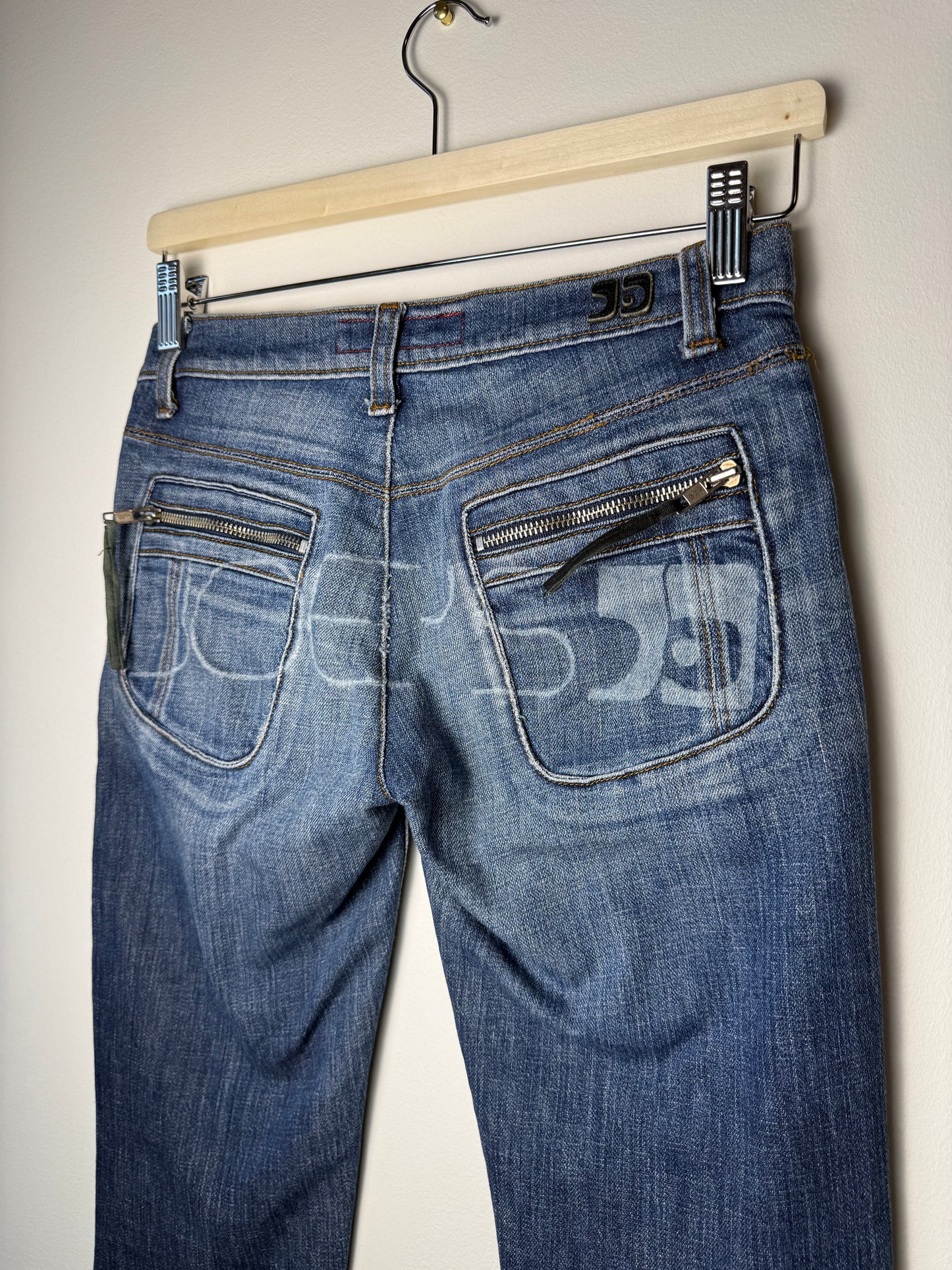 Y2K Joe's Jeans Women's Low-Waisted Blue Jeans