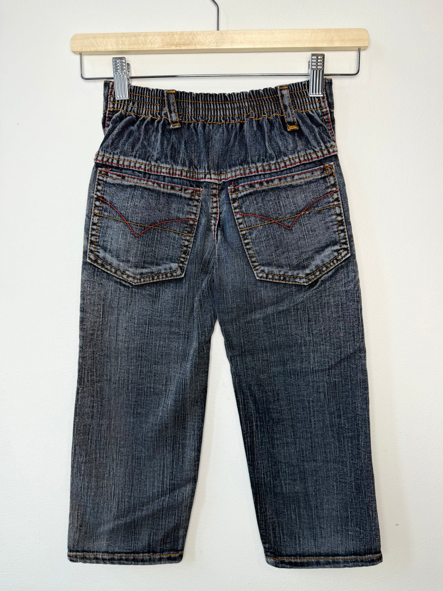 Y2K South Pole Boy's Black Jeans with Embroidery