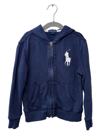 POLO Ralph Lauren Boy's Navy Zip-up Hoodie