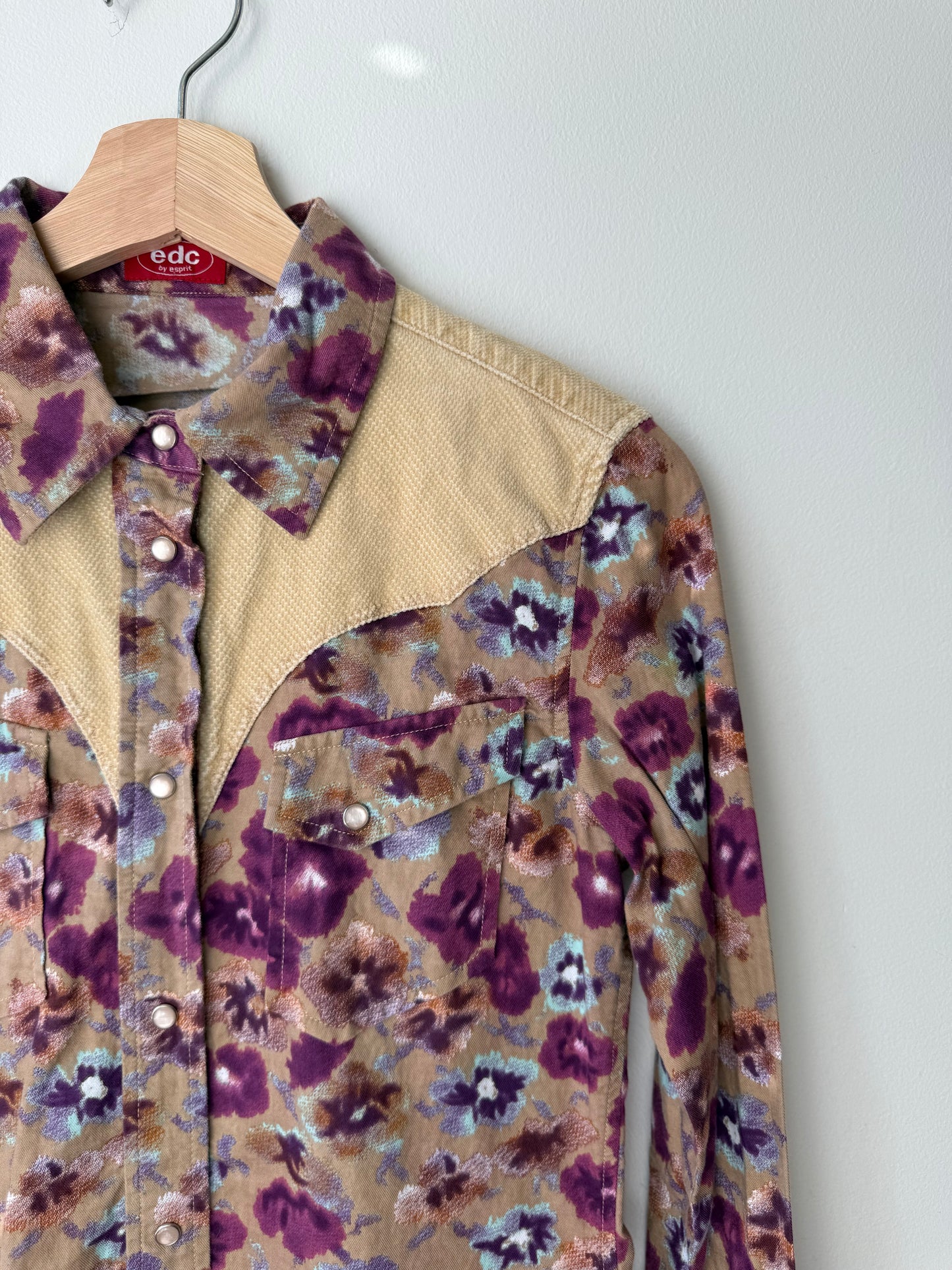 Y2K edc Women's Floral Patterned Shirt