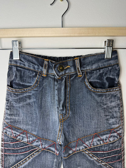 Y2K South Pole Boy's Black Jeans with Embroidery