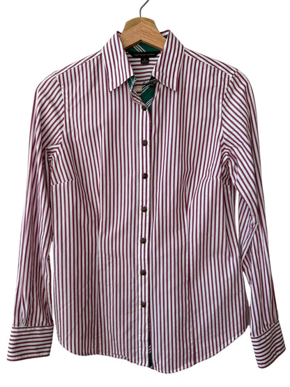 Brooks Brothers Women's Pink Striped Shirt