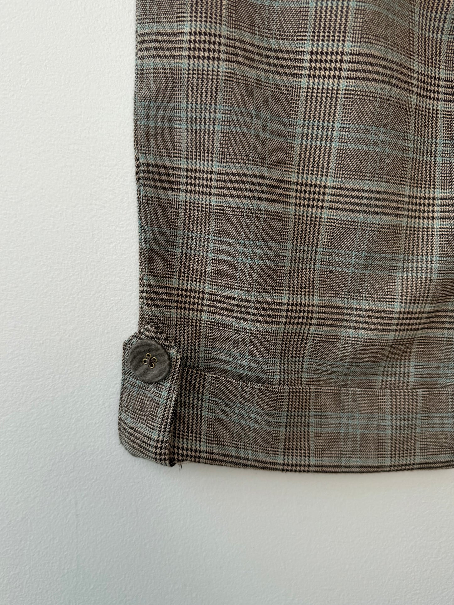 Y2K MD Women's Brown Plaid Shorts