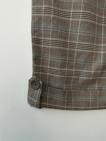 Y2K MD Women's Brown Plaid Shorts