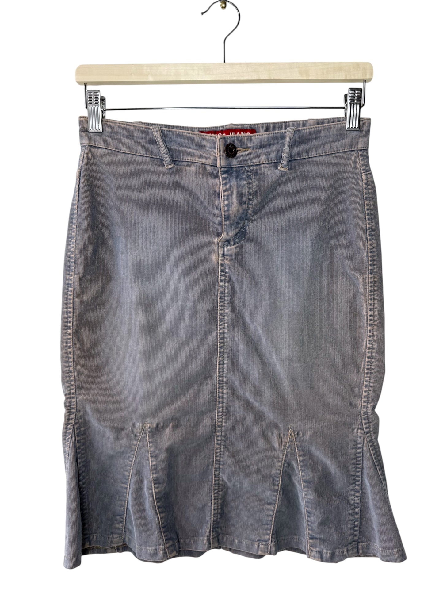 Vintage Y2K GUESS JEANS Women's Corduroy Skirt