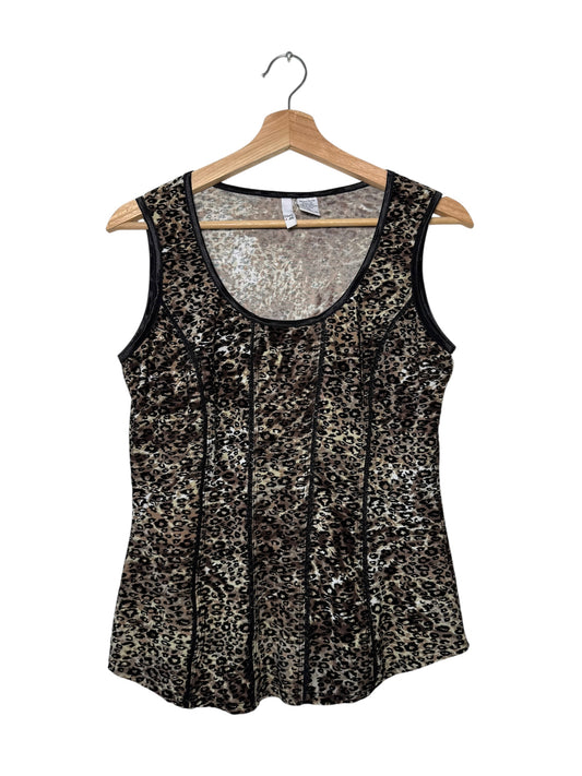Y2K Sami + Jo Women's Leopard Print Tank Top