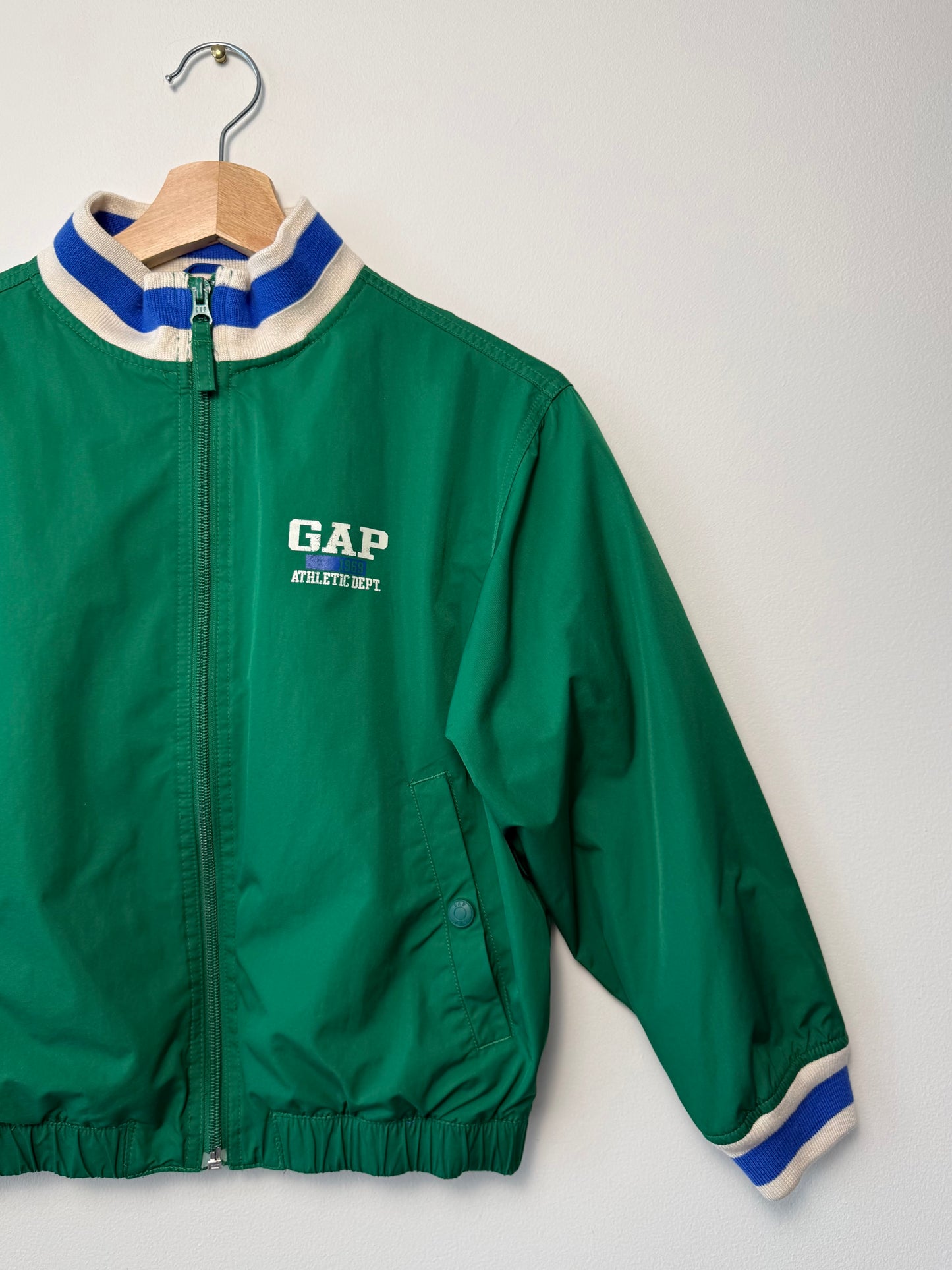 Y2K GAP Kids' Athletic Dept. Green Full Zip-up Track Jacket