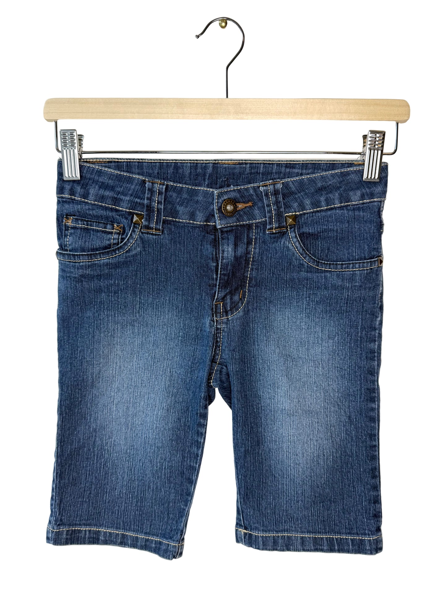 Y2K 725 Originals Girls' Blue Denim Shorts with Studs