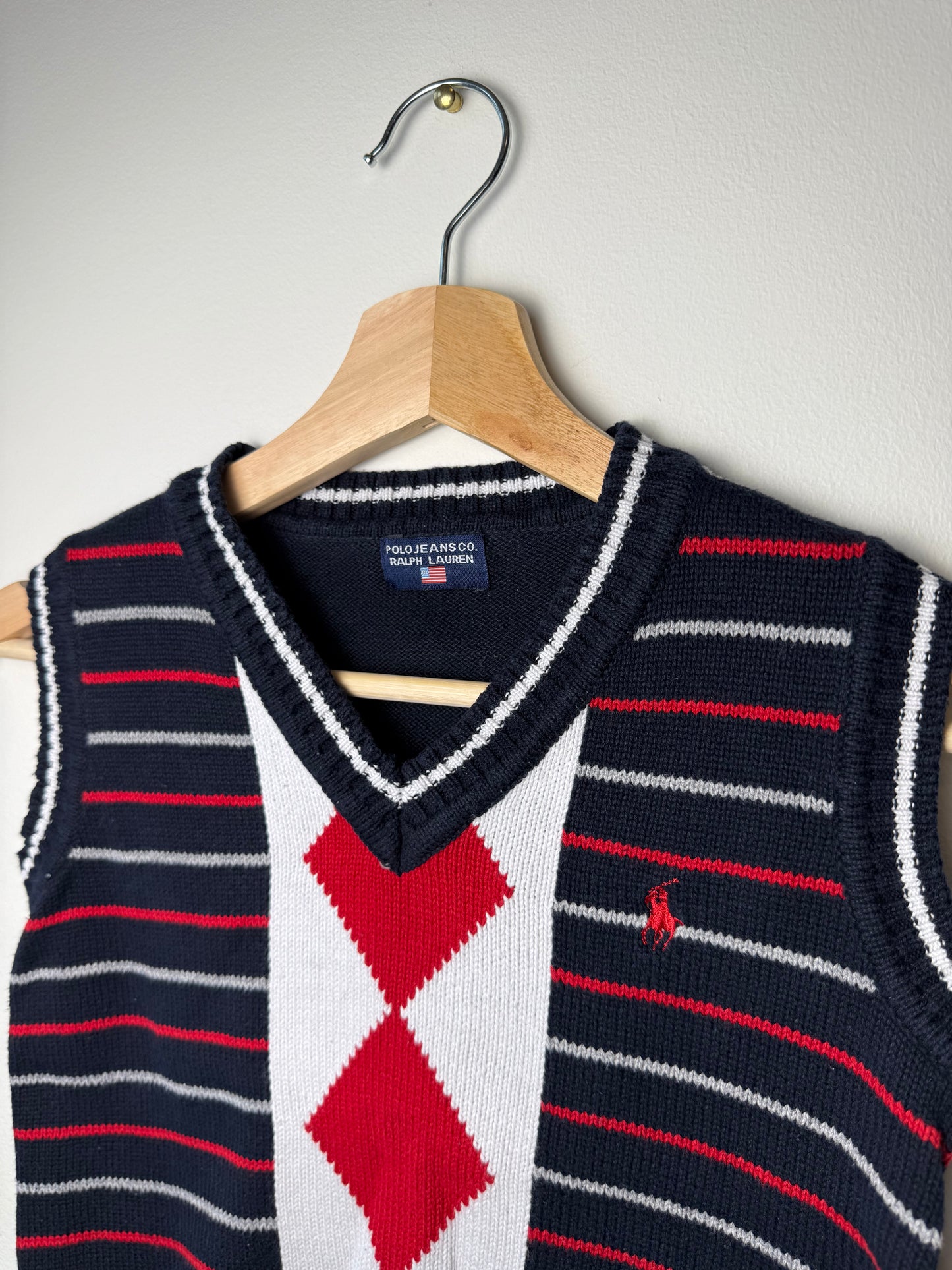 POLO Jeans Co. Ralph Lauren Kids' Navy Sweater Vest