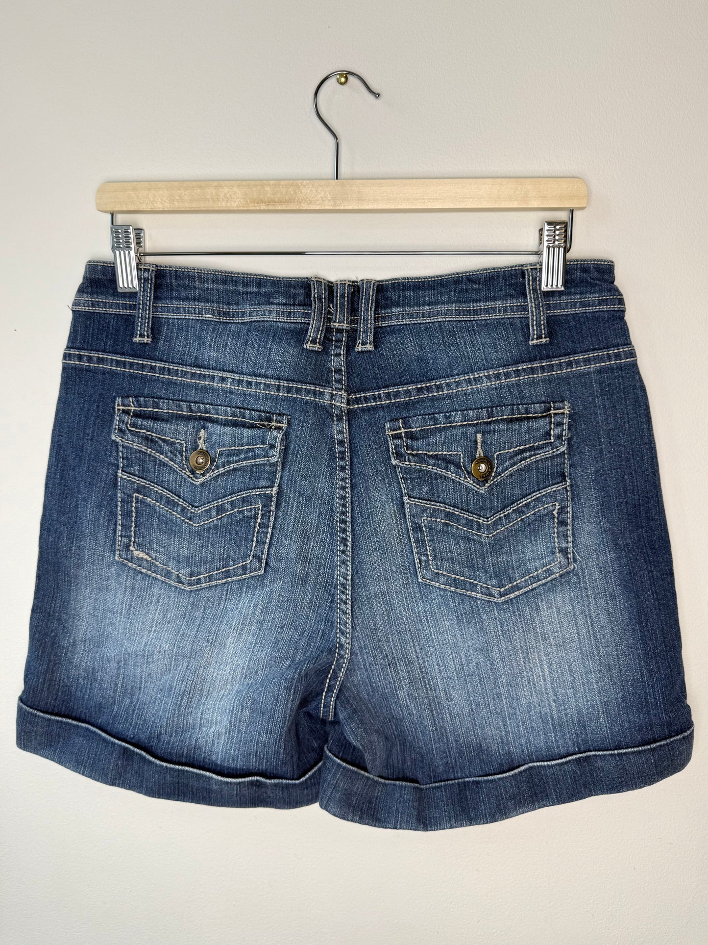 Y2K Road Runner Jeans Women's Blue Denim Shorts