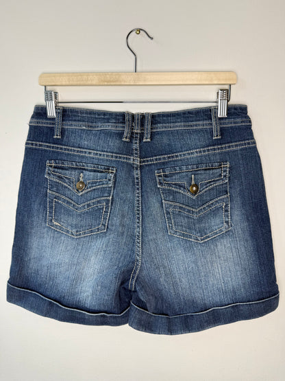 Y2K Road Runner Jeans Women's Blue Denim Shorts