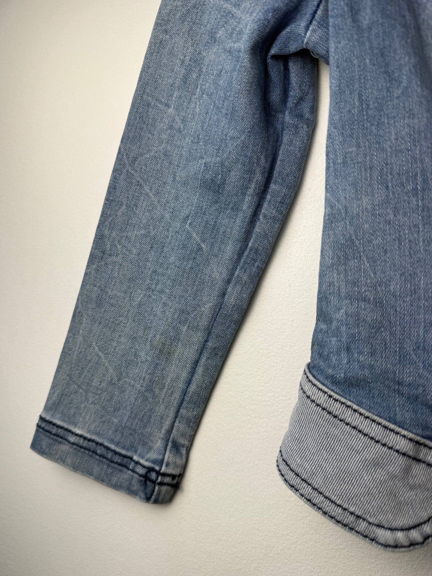 VERO MODA JEANS Kids' Blue Biker Denim Jacket