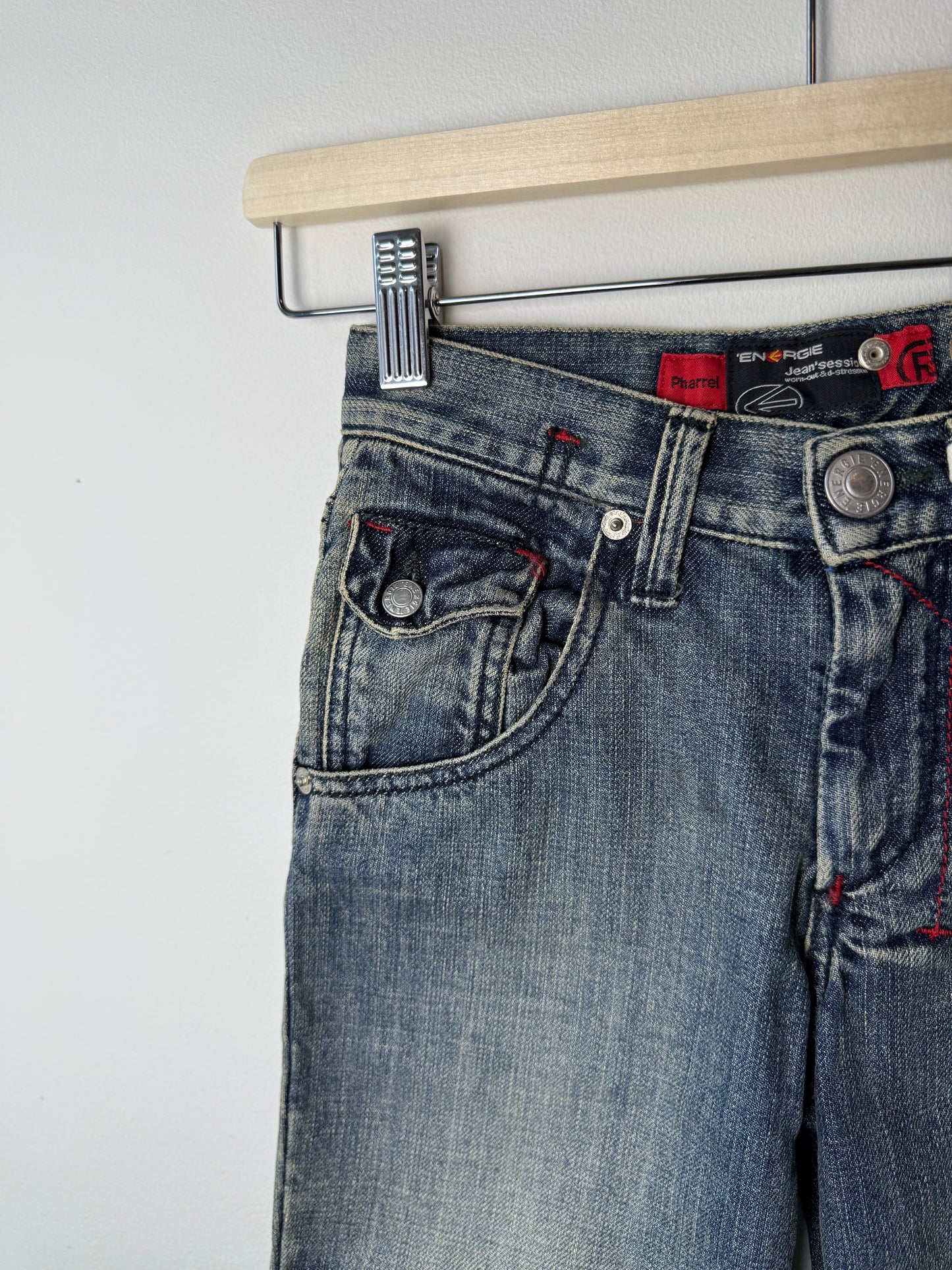 Unworn Energie Boy's Blue Washed Denim Jeans