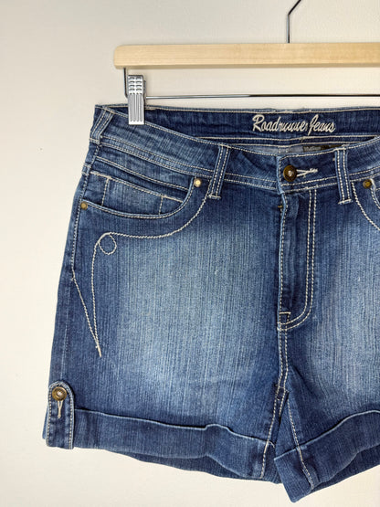 Y2K Road Runner Jeans Women's Blue Denim Shorts