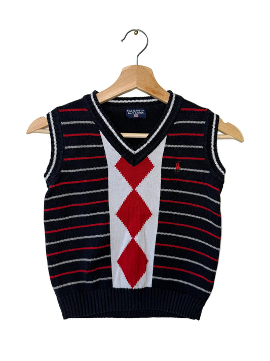 POLO Jeans Co. Ralph Lauren Kids' Navy Sweater Vest