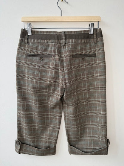 Y2K MD Women's Brown Plaid Shorts