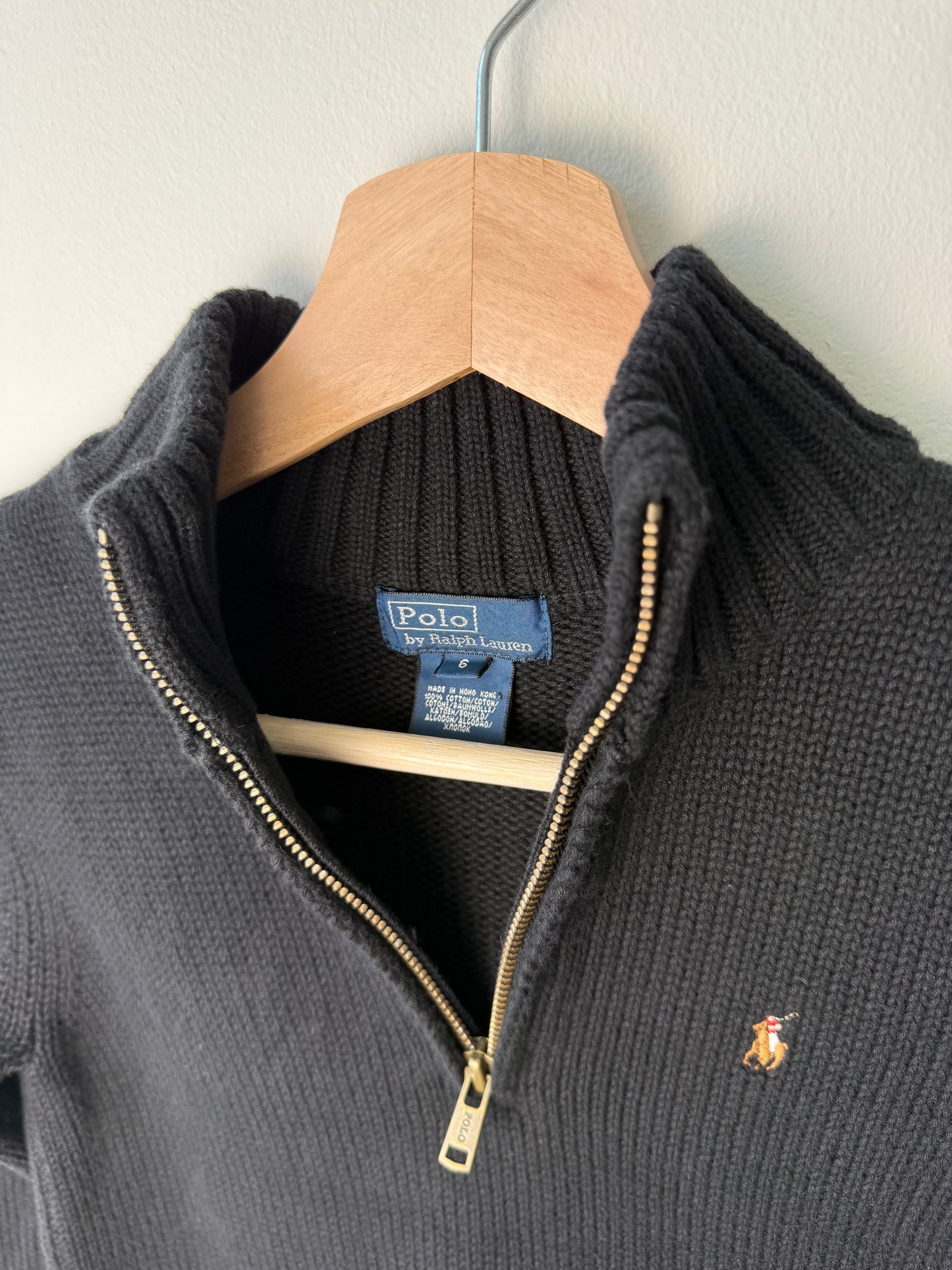 POLO By Ralph Lauren Boys' Black Sweater