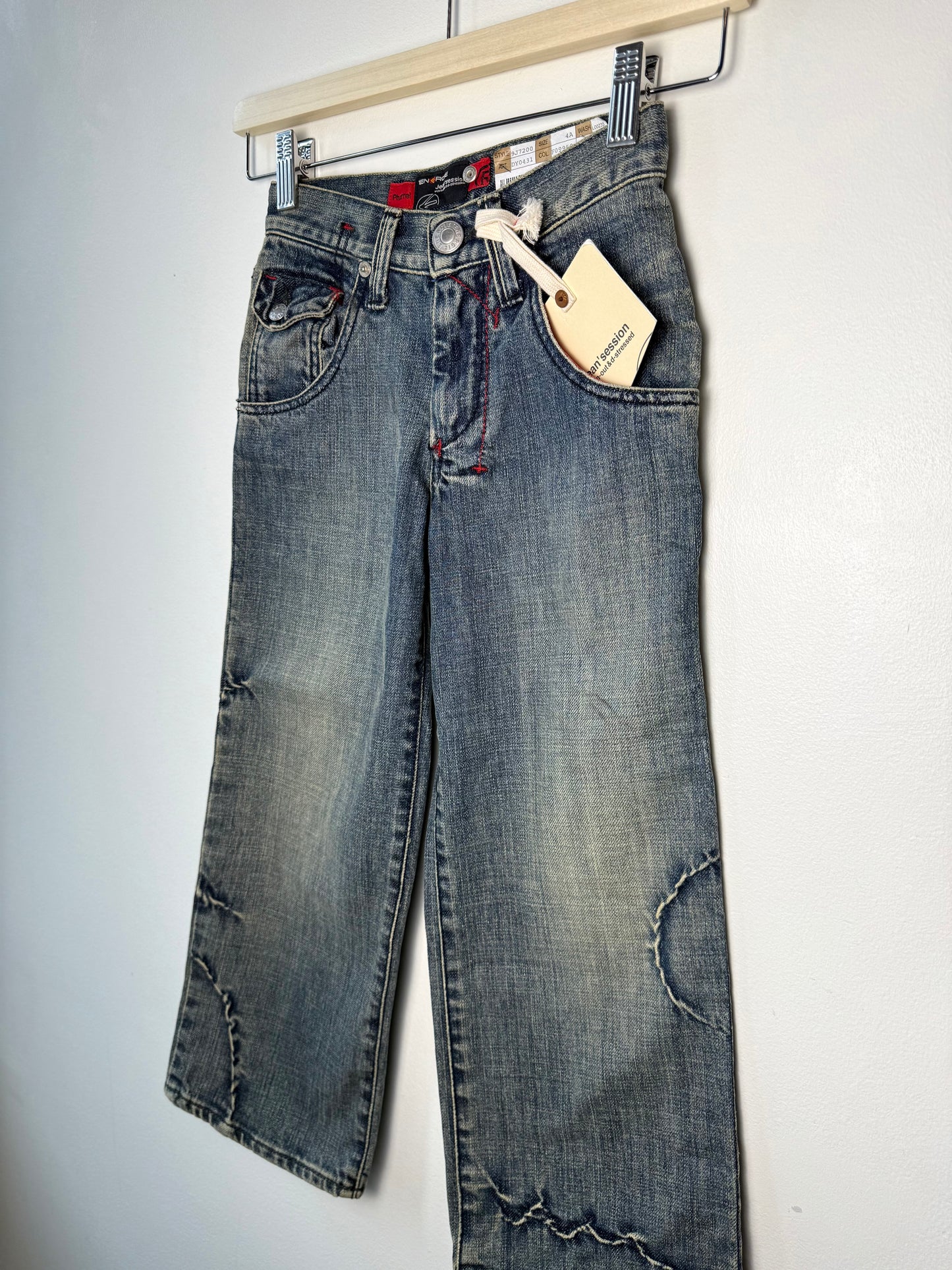 Unworn Energie Boy's Blue Washed Denim Jeans
