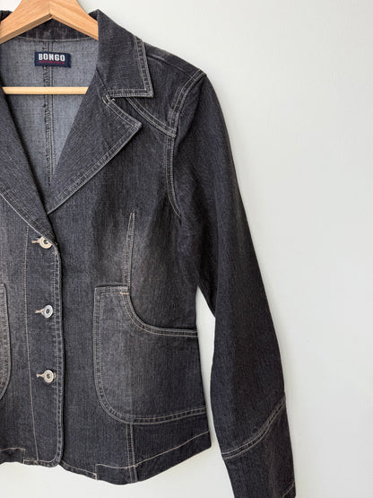 Y2K BONGO Women's Black Denim Jacket