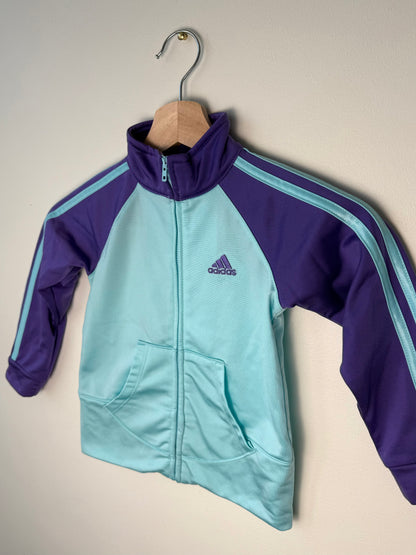 Adidas Kids' Light Blue & Purple Track Jacket