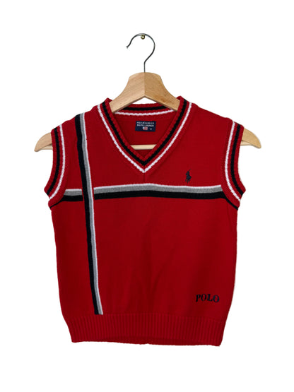 POLO Jeans Co. Ralph Lauren Kids' Red Sweater Vest