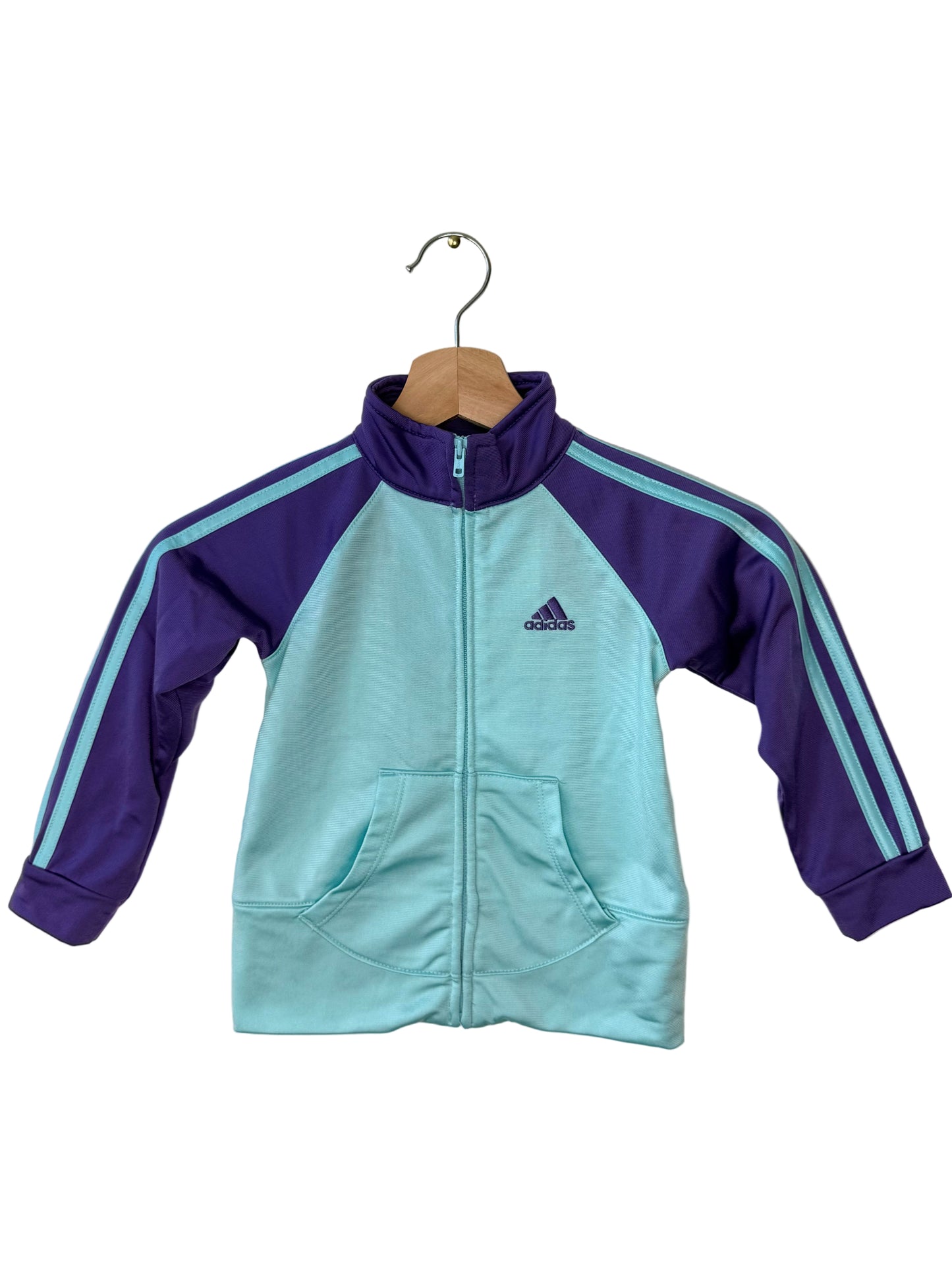 Adidas Kids' Light Blue & Purple Track Jacket