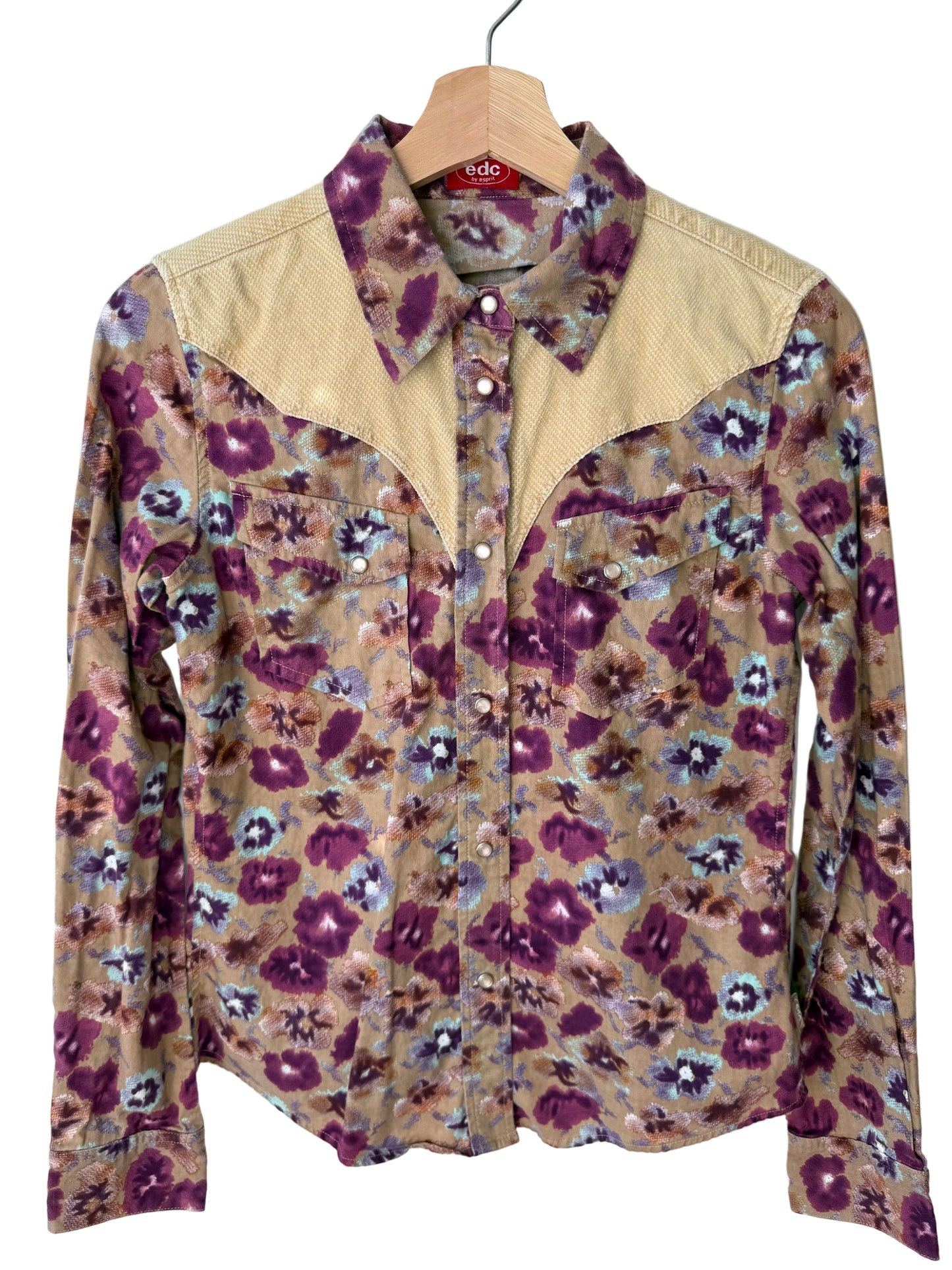 Y2K edc Women's Floral Patterned Shirt