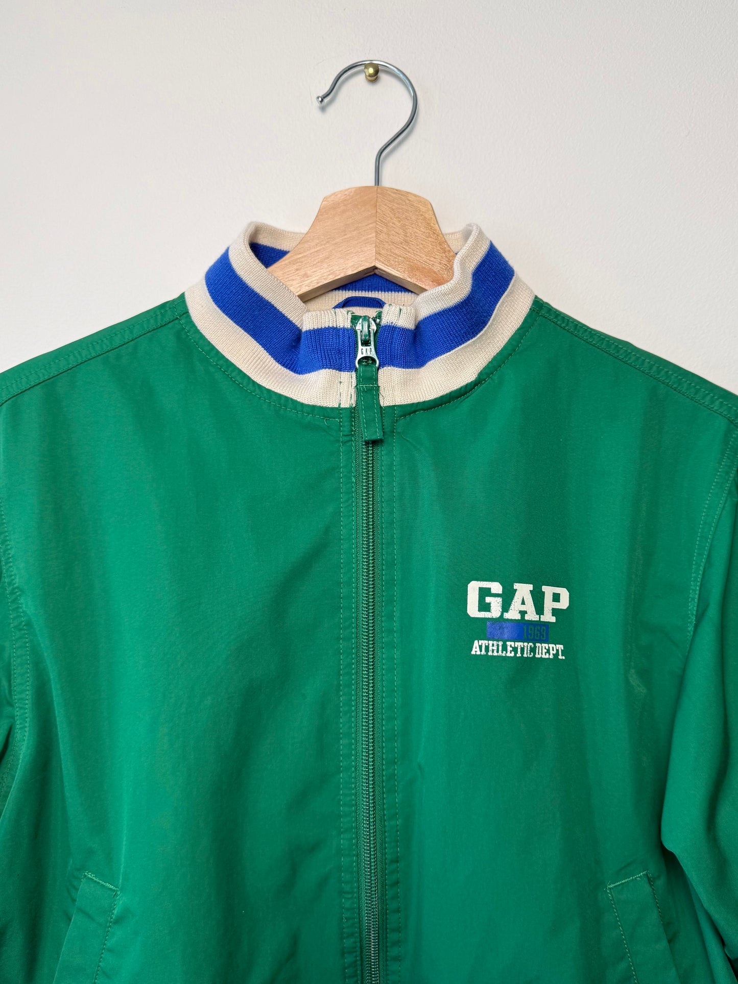 Y2K GAP Kids' Athletic Dept. Green Full Zip-up Track Jacket
