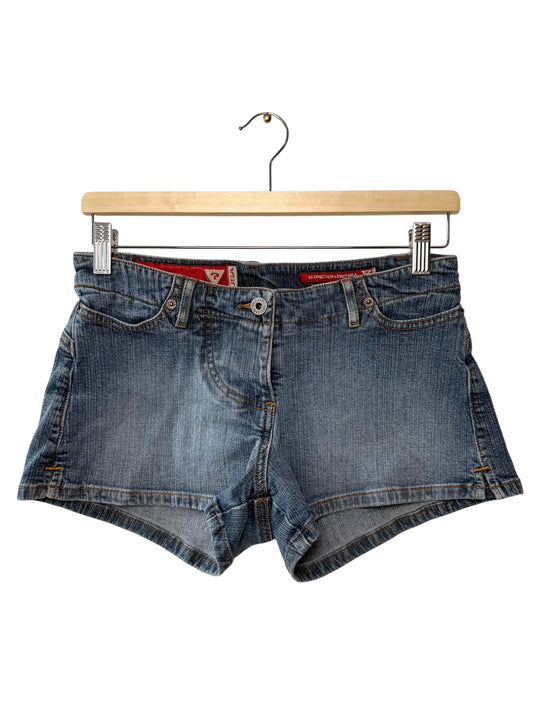 Y2K Guess Jeans Women's Low Rise Stretch Denim Shorts