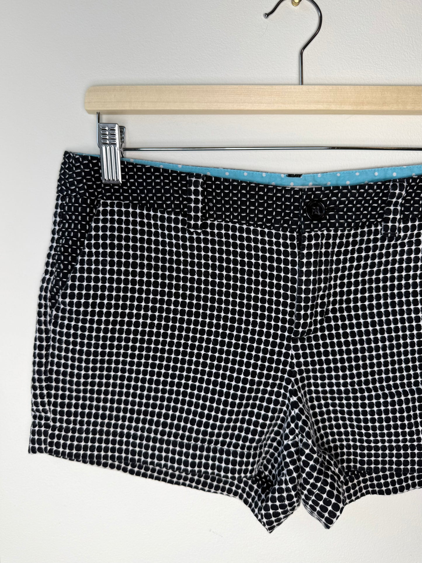 Y2K Merona Women's Black Polka Dot / Geometric Shorts