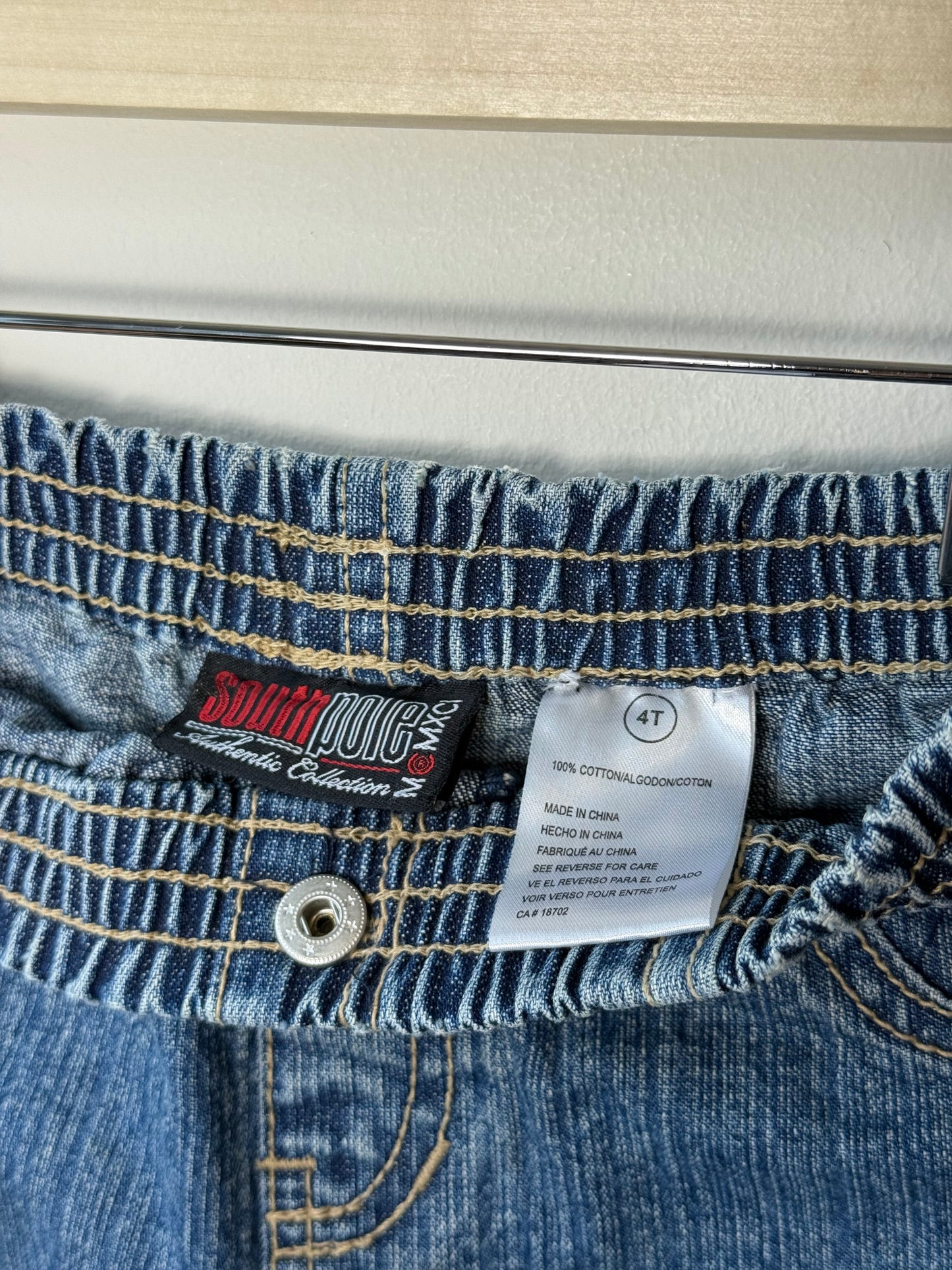 Y2K South Pole Kids' Blue Denim Shorts