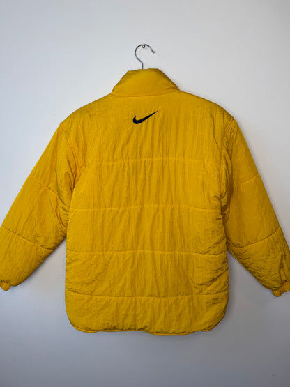 Vintage Nike Premier Women's Yellow Puffer Jacket
