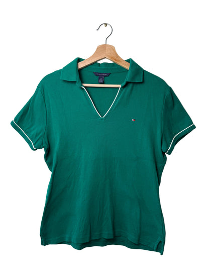Women's Tommy Hilfiger Green Polo Shirt