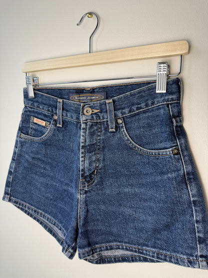 Bluenotes Women's High Waisted Blue Denim Shorts