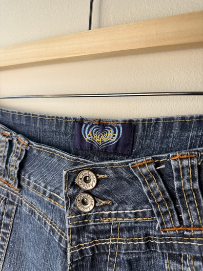 Y2K Angels Women's Angels Denim Shorts