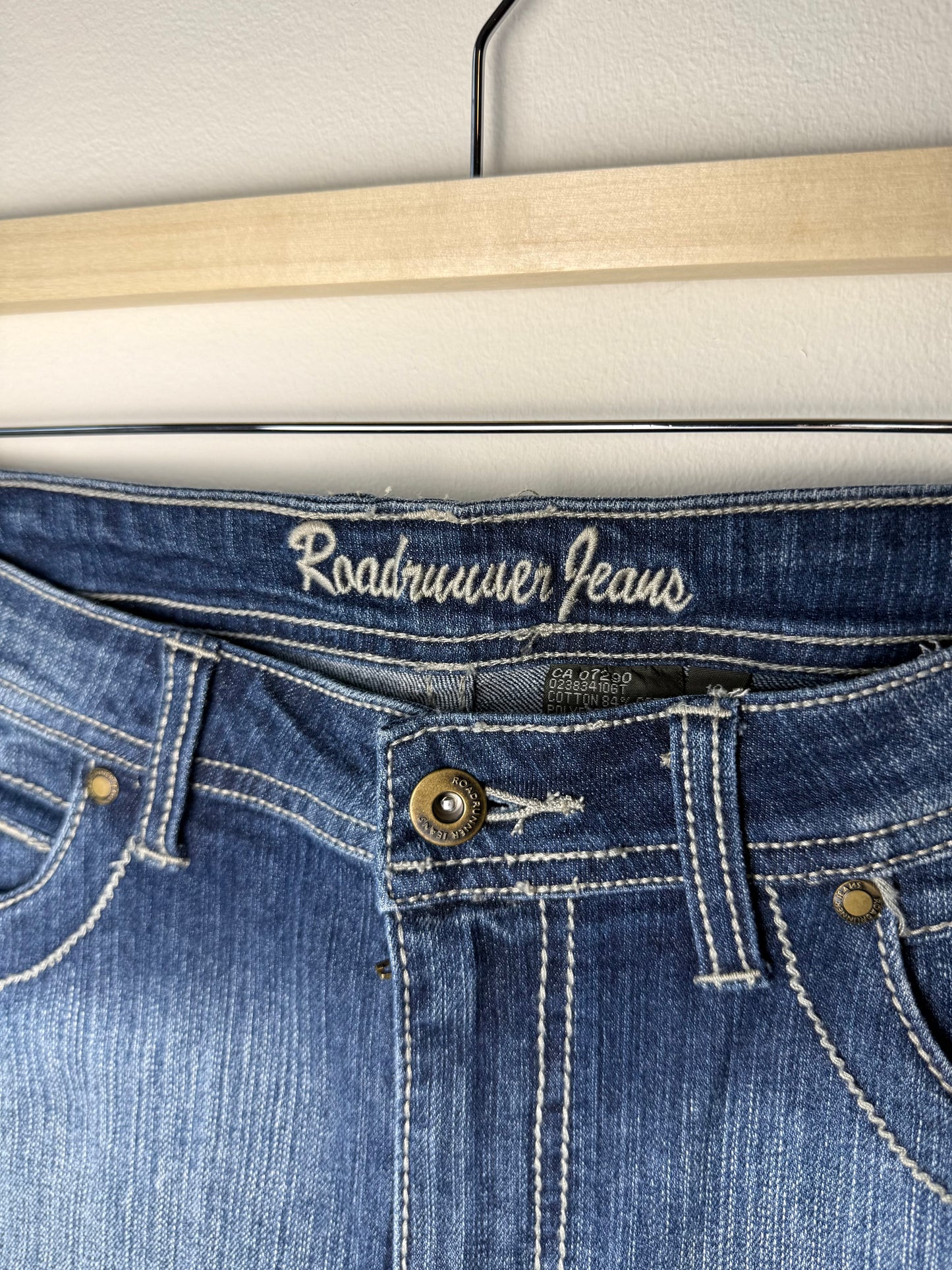 Y2K Road Runner Jeans Women's Blue Denim Shorts