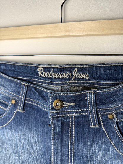 Y2K Road Runner Jeans Women's Blue Denim Shorts