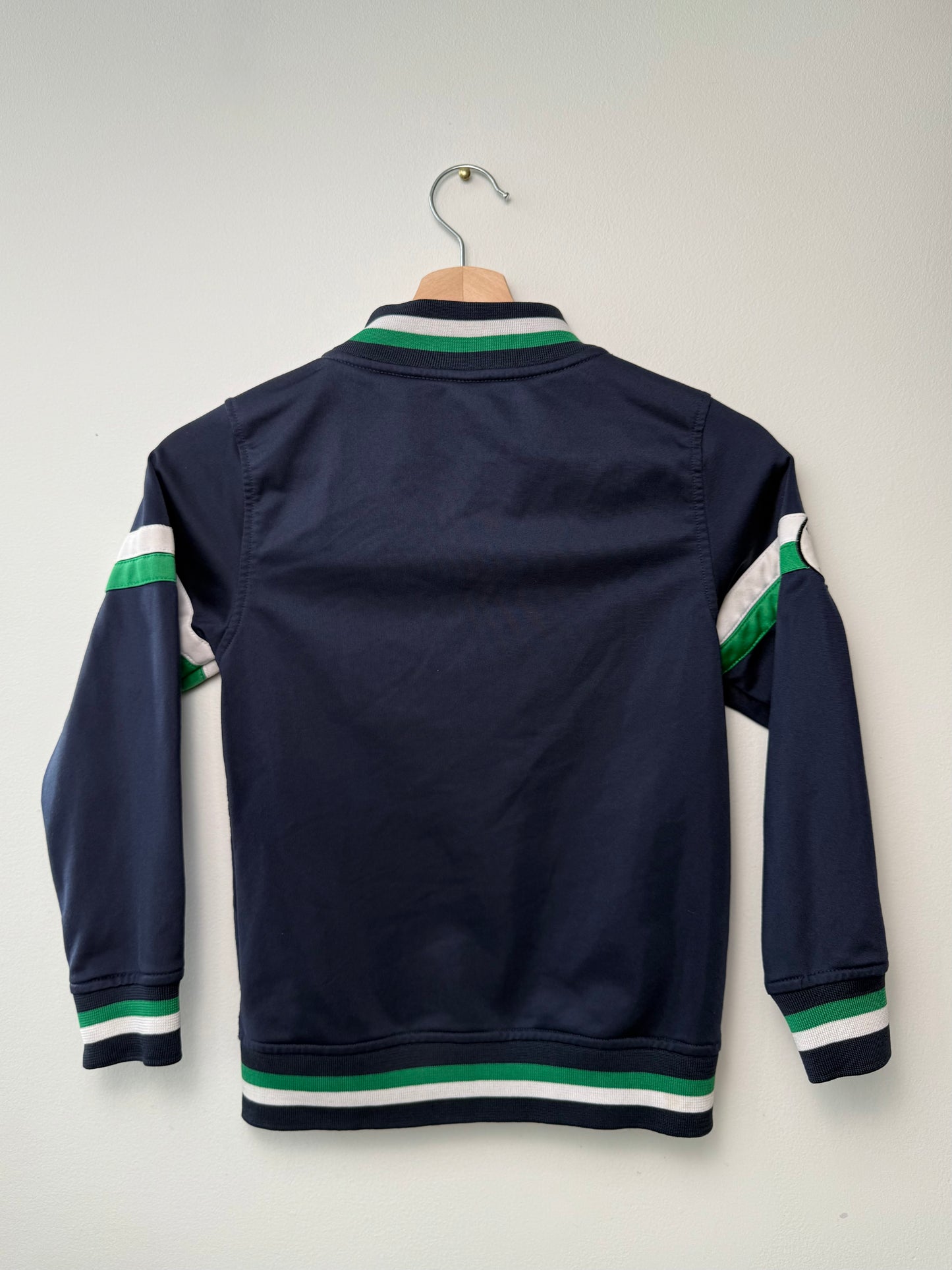 U.S. POLO ASSN Boy's Navy Zip-up Track Jersey