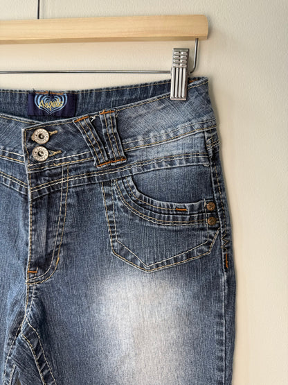Y2K Angels Women's Angels Denim Shorts