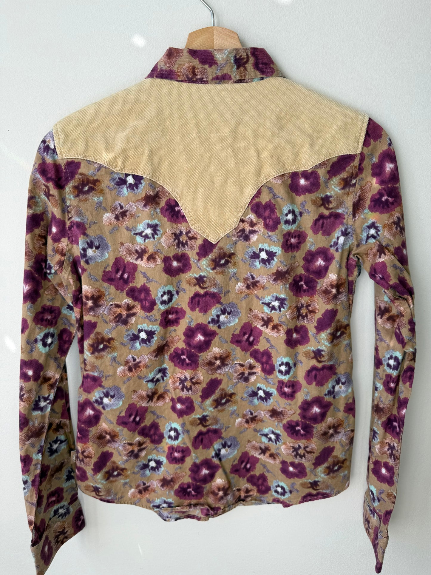 Y2K edc Women's Floral Patterned Shirt