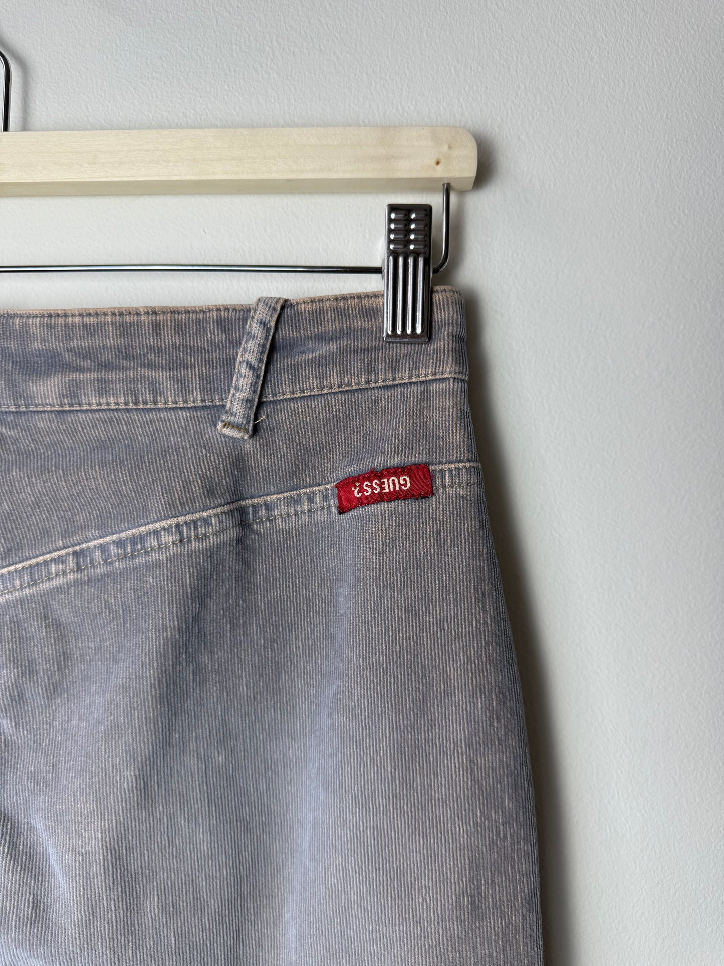 Vintage Y2K GUESS JEANS Women's Corduroy Skirt