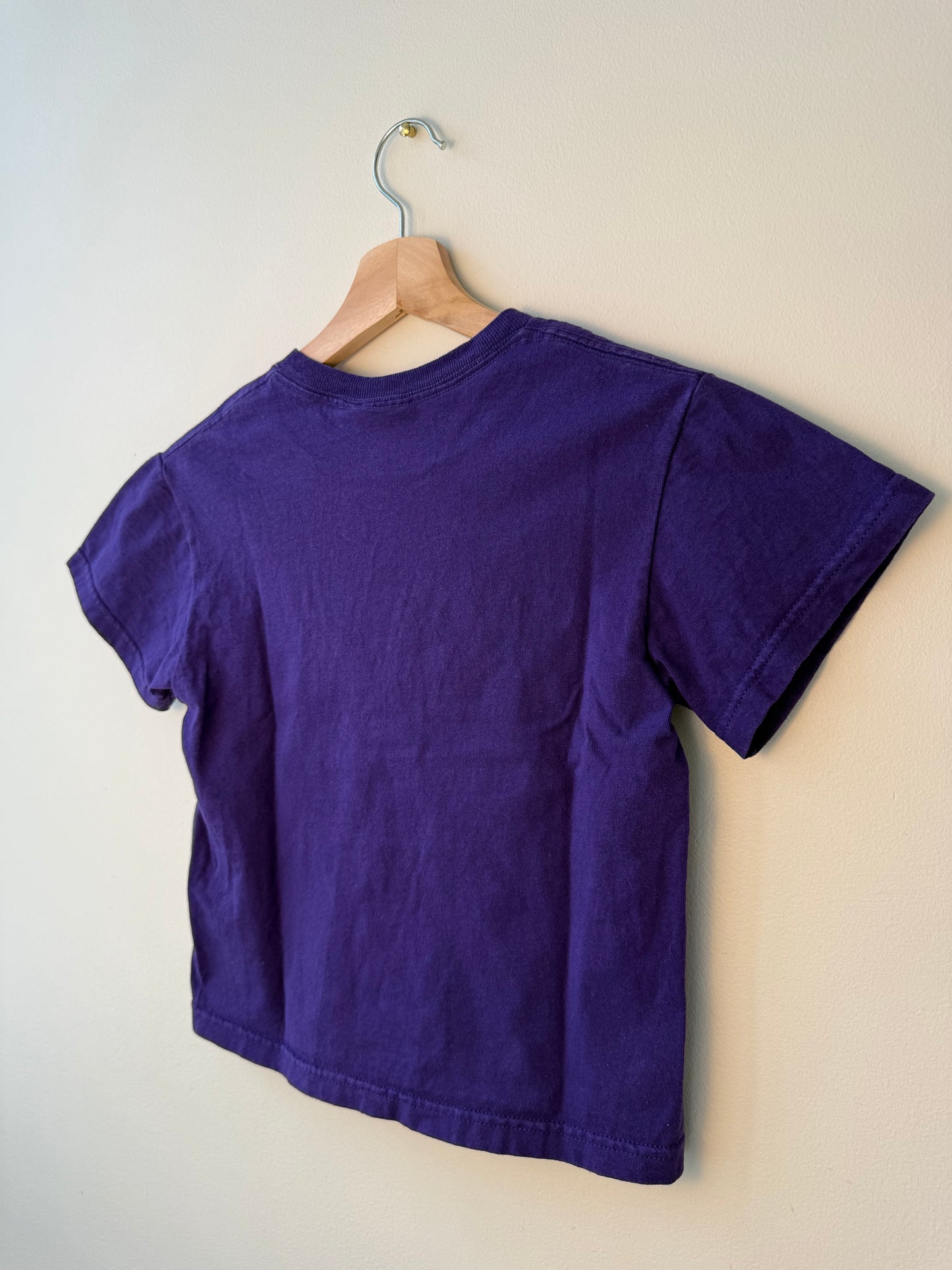 Lee Girls' Purple T-Shirt with 'BOSTON' Embroidery