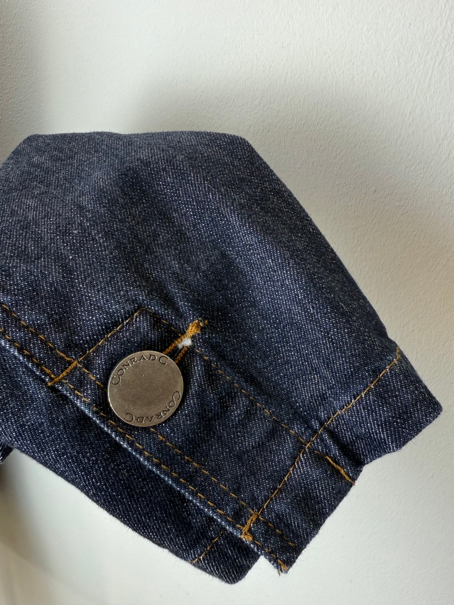 Y2K Proportion Women's Denim Blazer with Studs