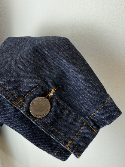Y2K Proportion Women's Denim Blazer with Studs