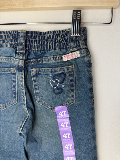 Unworn Oshkosh Girls' Blue Denim with Heart Embroidery