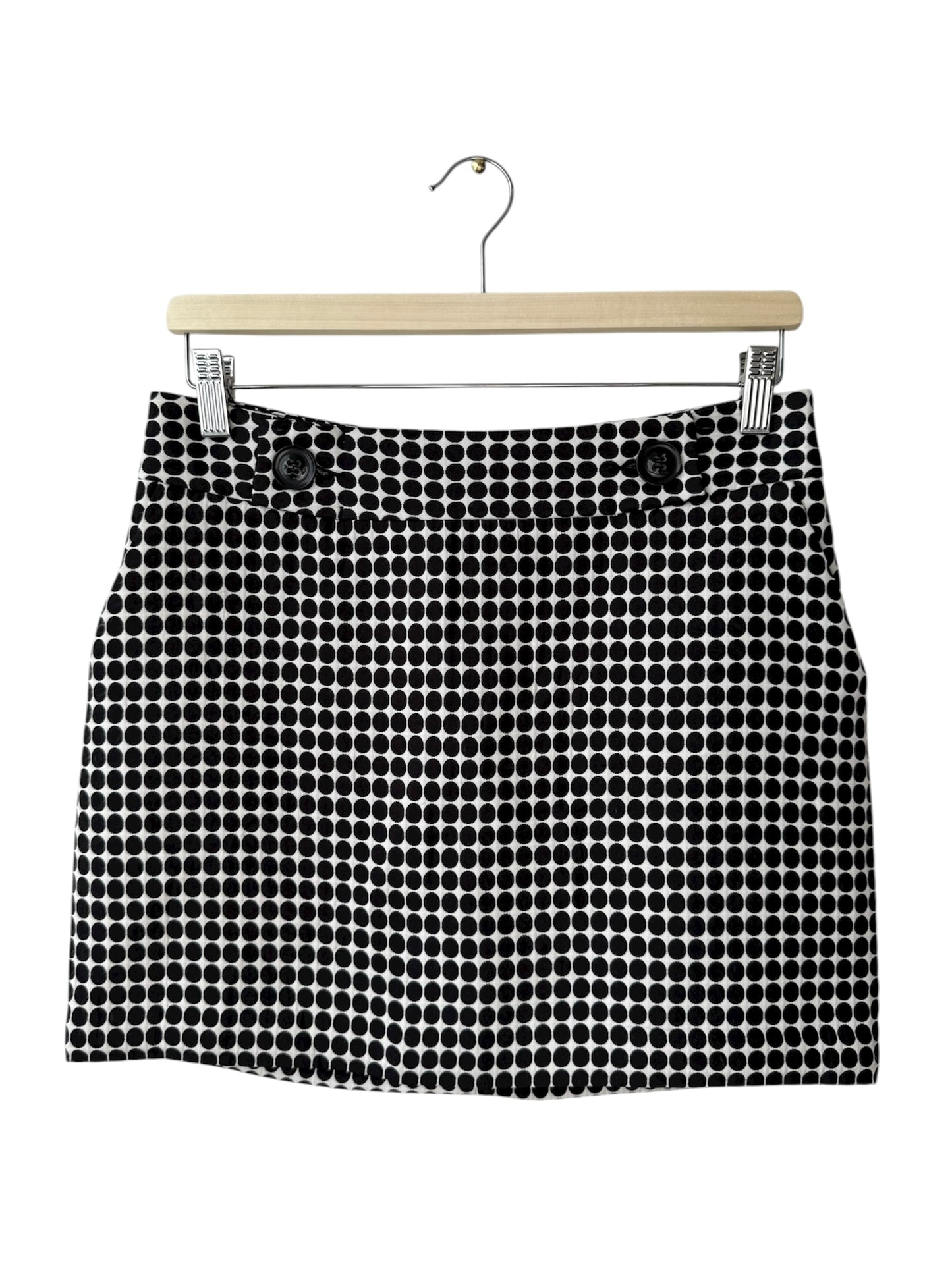 Jacob Women's Black & White Polka Dot Mini Skirt